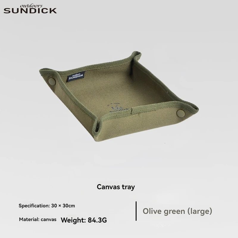 sac cordons vert olive toile épaisse texture naturelle pratique outdoor camping rangement serviettes ustensiles