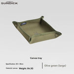 sac cordons vert olive toile épaisse texture naturelle pratique outdoor camping rangement serviettes ustensiles