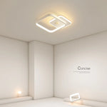 lampe moderne led sensor mouvement blanc noir minimaliste aluminium fer