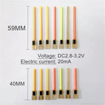 lampe led flexible effet pluie meteores clips fixation decoration interieure