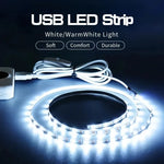 ruban led blanc bleu moderne clips usb fêtes anniversaires noël mariage