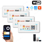 contrôleur led intelligent wifi rgb rgbw cct blanc moderne câbles fixations oriellets