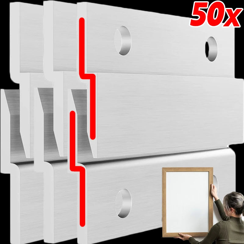 supports murals adhésifs blancs modernes tableaux lisses antirouille universels sécurisés
