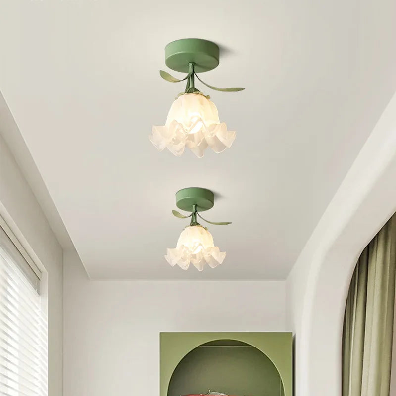 Lampe moderne blanc vert papillons ruban éclairage quotidien facile ampoules led