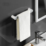 porte serviettes mural moderne texture tissée blanc bleu doré violet fixe salle bain kitchen