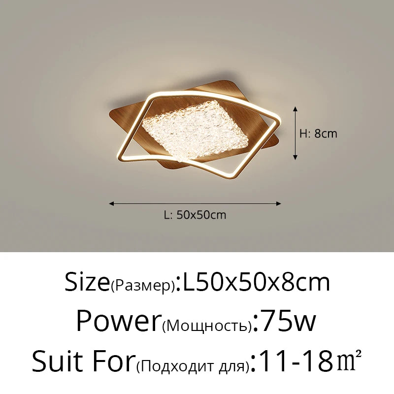 plafonnier moderne blanc doré cristaux effet glace craquelée éclairage led facile haute qualité