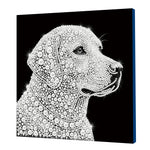 tableau décoratif brillantes motifs papillon art détaillé personnage dessins animés 25cm 25cm