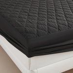 protège matelas imperméable antiallergique quilté gris moderne 14 pouces maison