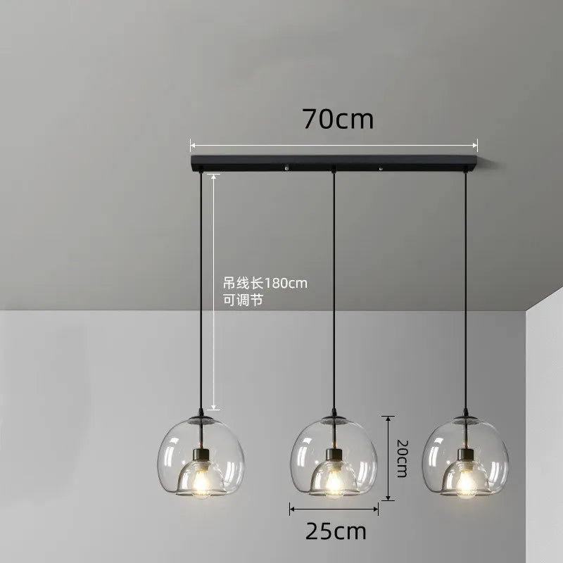 suspension transparente opale moderne pendentif verre pierre verre e27 249 2000 lumens gris fumée
