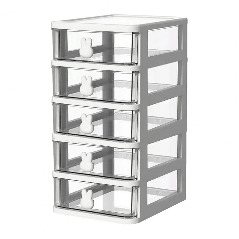 organisateur moderne rose clair transparent tiroirs plastique respectueux environnement multifonctionnel