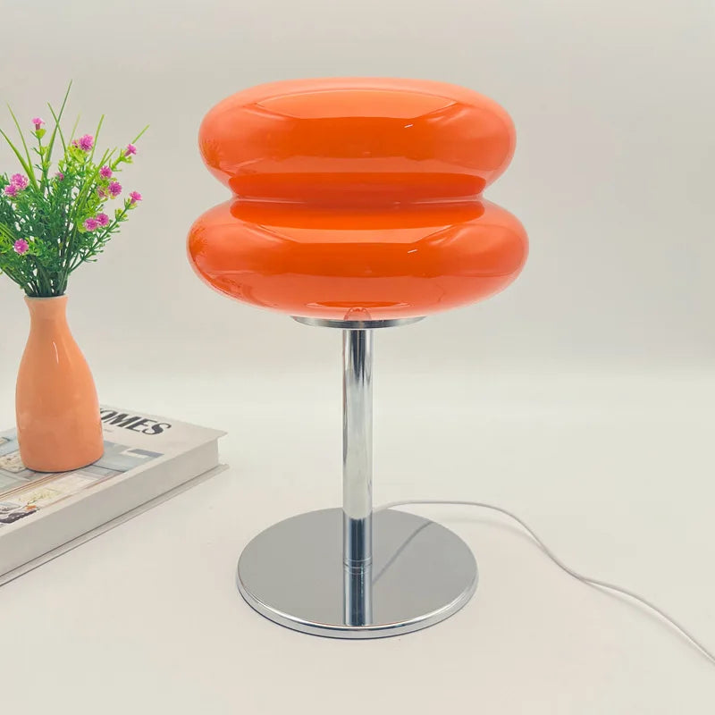 lampe table moderne jaune brillante chambre coucher veilleuse 6w 10w led opaque