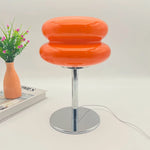 lampe table moderne jaune brillante chambre coucher veilleuse 6w 10w led opaque