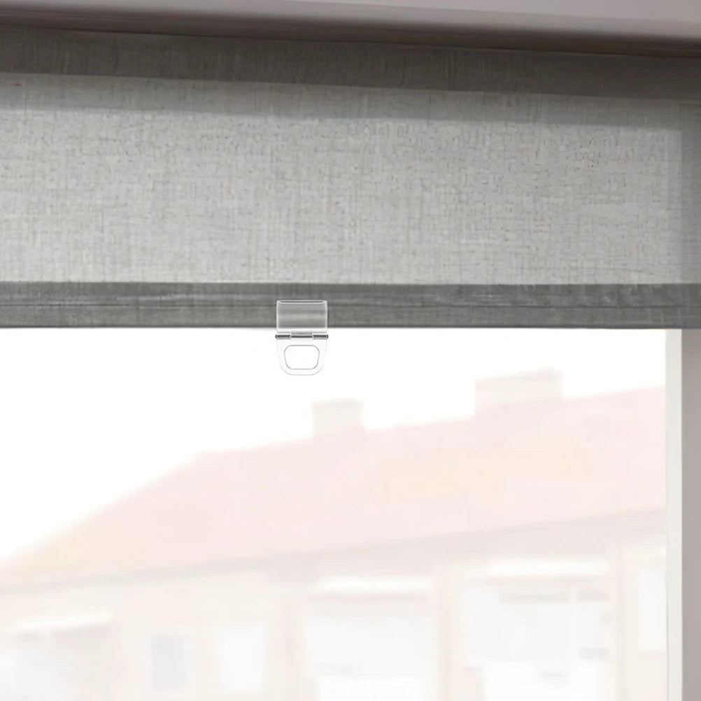 clips rideau transparents moderne sans fil plastique poignées levier sans motif accessoire store