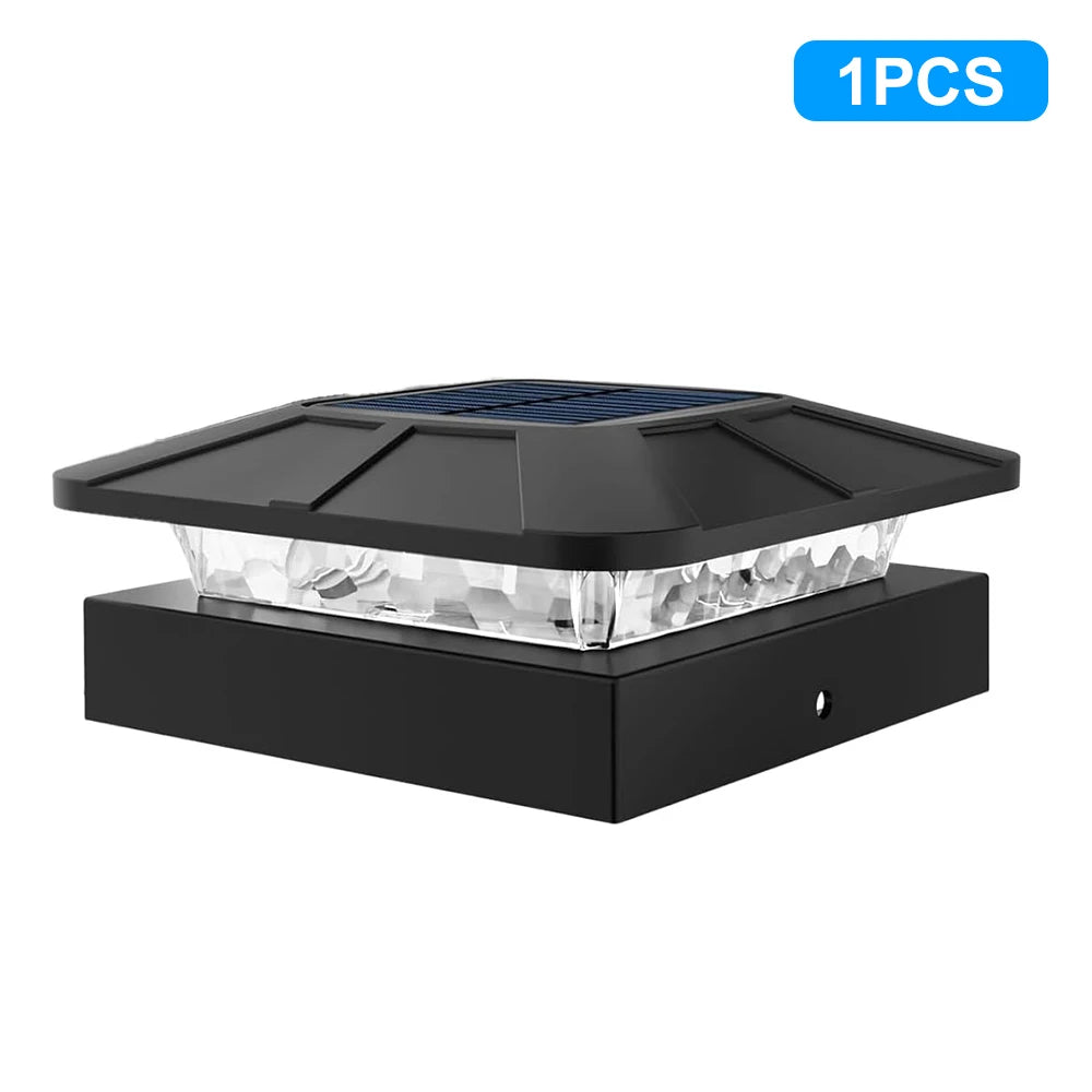 lampe solaire éclairage extérieur ip65 led noir moderne détecteur mouvement autonomie