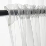 rideau blanc transparent moderne polyester 100% fenêtre panneaux