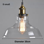 suspension lumineuse industrielle vintage ampoule filament verre transparent noir salon restaurant bar