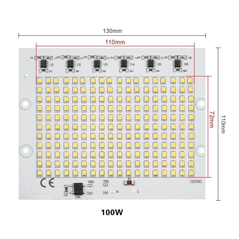 projecteur led 10w 20w 30w 50w 100w blanc chaud froid moderneextérieur