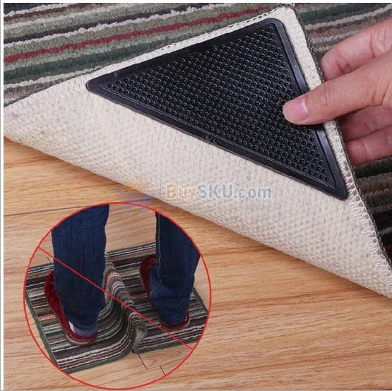 autocollants antidérapants tapis noir perforé adhésifs salle bain réutilisables pièces moderne