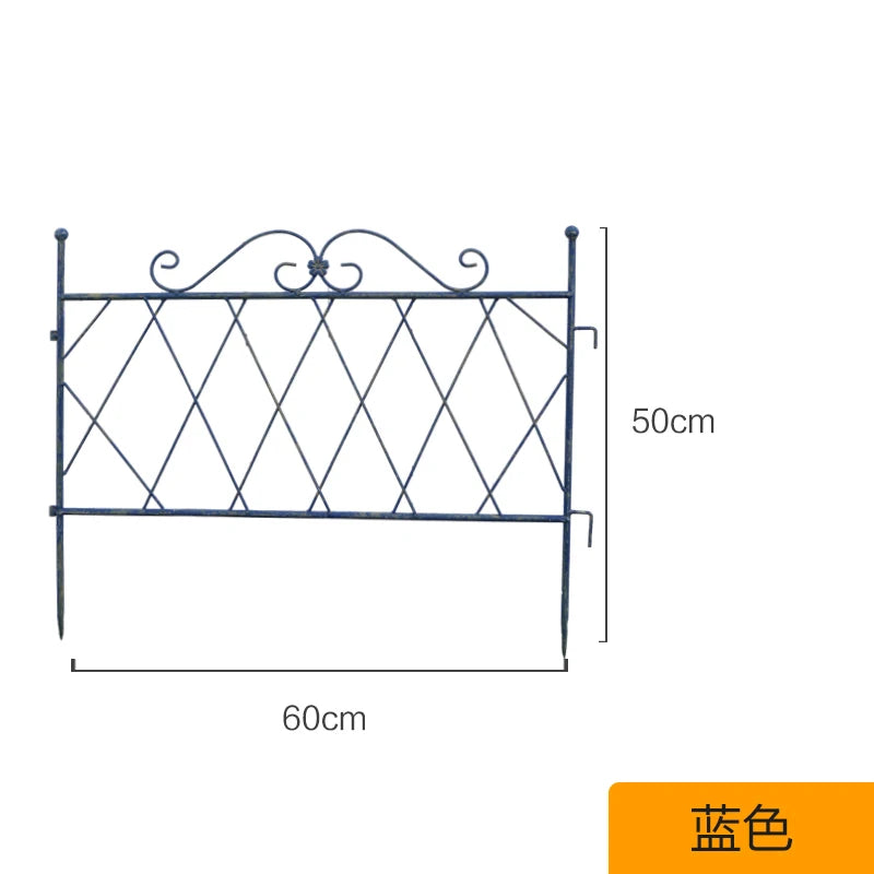 grille jardin art nouveau vert blanc support plante cloison décorativeextérieur facile assembler