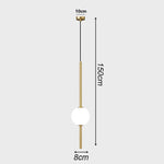 suspension luminaire moderne sphères translucides métal noir or chambre salon intérieur maison