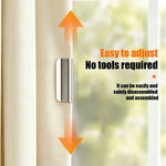 clips magnétiques rideaux argenté moderne fixation sans perçage paires 10 20