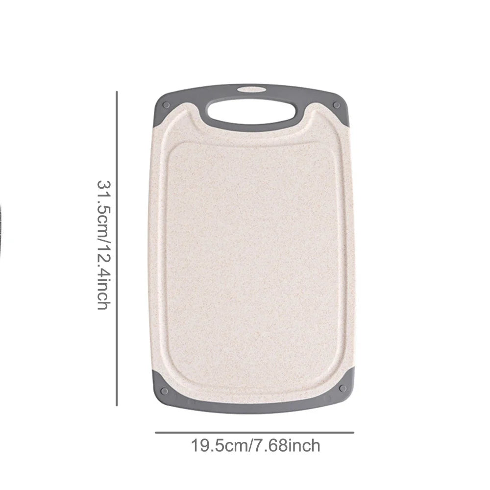 planche découper rectangulaire moderne poignées intégrées robuste respectueuse environnement gris beige granulé noir opacité