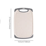 planche découper rectangulaire moderne poignées intégrées robuste respectueuse environnement gris beige granulé noir opacité