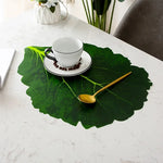 Détail des feuilles de chou artificielles anti-salissure