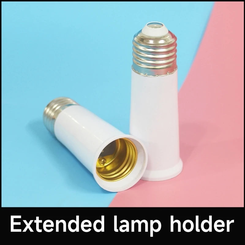 adaptateur extension ampoule led e27 blanc moderne 12cm 95mm 65mm
