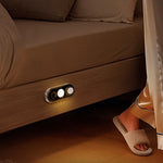 lampe sol rechargeable allumage automatique noir blanche moderne chambre salon couloir