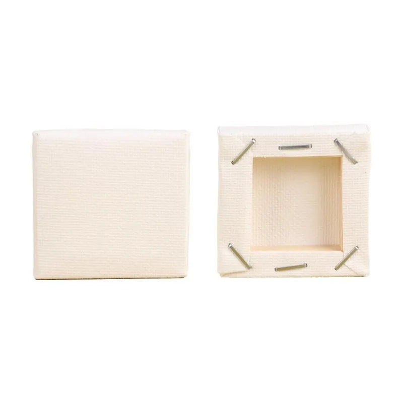toile peinture blanc toile tissée minimaliste métalliques 5cm 5cm pièces