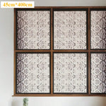 film décoratif fenêtre transparent motifs géométriques adhésif moderne stickers intérieur vitre geometrie