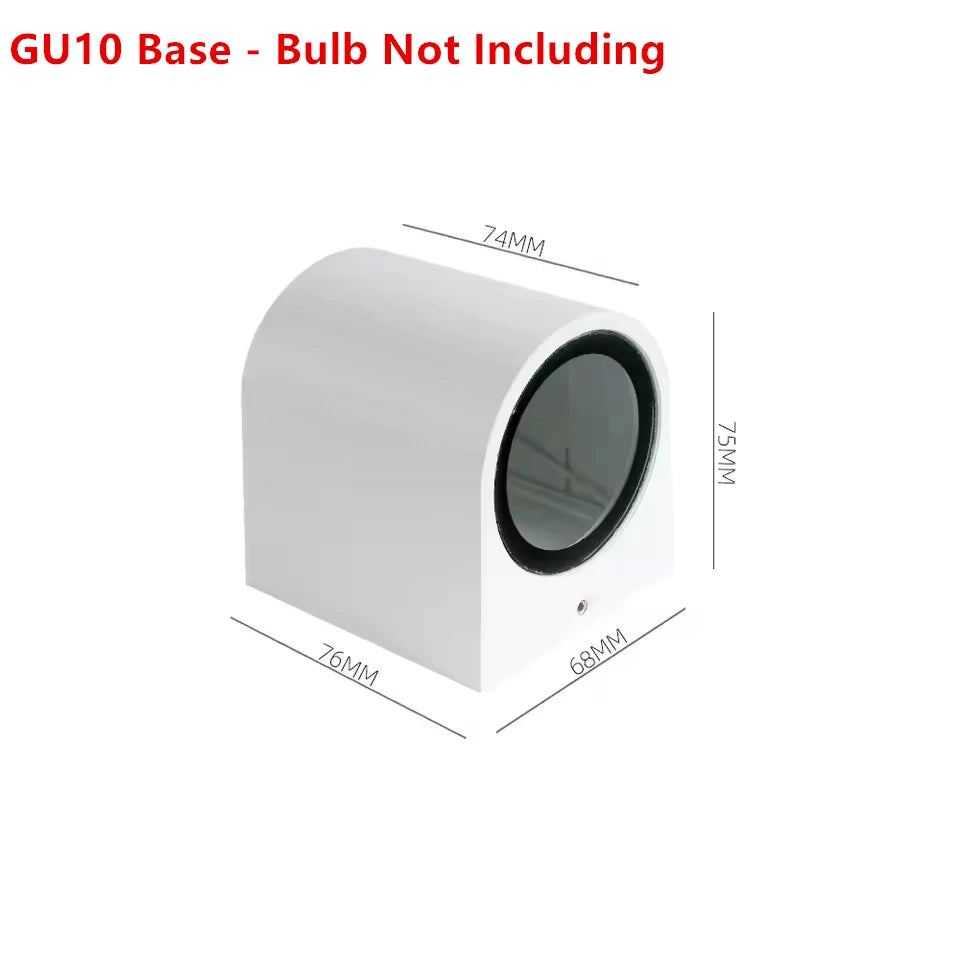 Lampe murale LED moderne aluminium noir blanc fixée mur entrée chambre salle bain 249