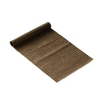 tapis lin marron clair moderne rustique texture tissée 60cm 20cm adhésif