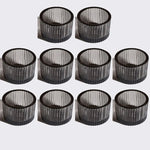 bougeoirs rose rayées modernes support bougie décoration table mariage tealights pack 10