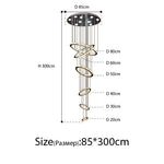 lustre moderne blanc cercles concentricques salon chambre pendentif acier inoxydable éclairage intérieur grande piece