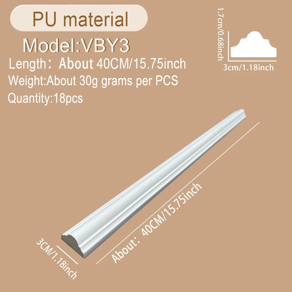 moulures decoratives resine blanc modernes adhésives mur fond plinthe profiles lisses opaques
