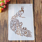 gabarit peinture floral délicat classique opaque bricolage scrapbooking journal decoration