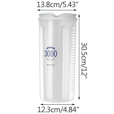 boîtes rangement alimentaire transparentes modernes grilles poignées couvercle mesure