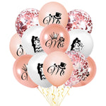 accessoires photo mariage carton bâtonnets alliances robes mariée costumes chapeaux lunettes coeurs champagne gâteaux