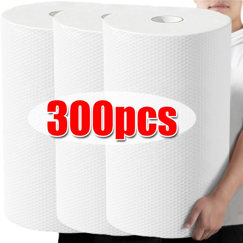 serviettes cuisine blanc microfibre non tissées respectueuses environnement utilitaires pratiques adhésives nettoyage ménager réutilisables