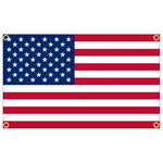 drapeau américain super tex polyester dorés rouge blanc bleu décoration classique 120x180cm