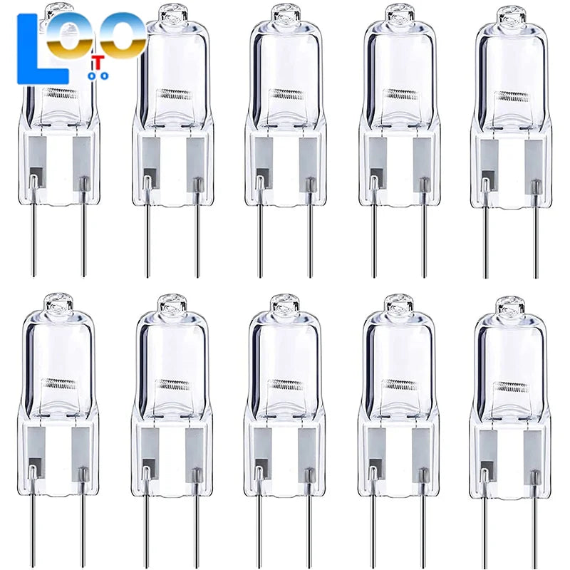 ampoule halogène transparente 50w gy6.35 820lm 2700k 360deg 2000h classique
