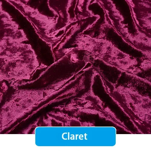 tissu velours brillant bleu royal violet luxueux élastique polyester rideaux coussin canapé