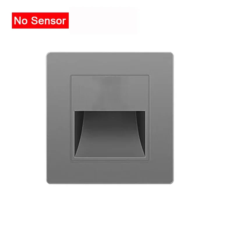 lampe sol détecteur mouvement led blanc noir gris moderne