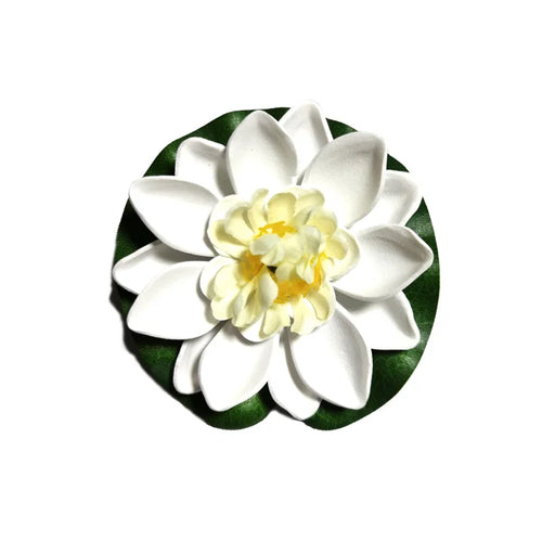 fleur lotus artificielle flottante plante aquatique décorative jardin piscine étang réaliste grande taille