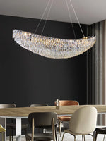 Lustre design pour salon avec ampoules E14 incluses