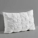 oreiller blanc plissé moderne microfibre polyester rectangulaire literie voyage qualité supérieur