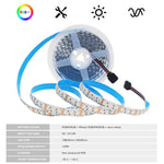 ruban led flexible rgbww rgbw rgbcct 12v 24v 60 108 120 leds adhésif moderne