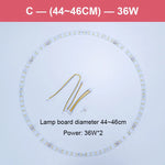 lampe led circulaire blanc moderne adhésive magnets connecteurs 45cm 30cm 41cm led haute puissance